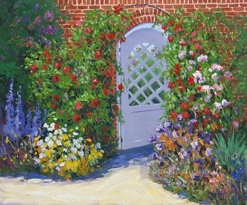 Garden Painting - yxf034bE impressionism garden